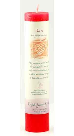 Love Reiki Charged Pillar candle (image for) Love Reiki Charged Pillar candle